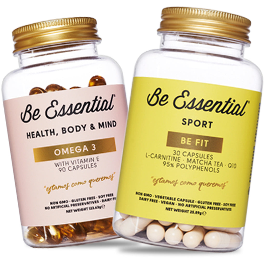 Be Essential&reg; OMEGA 3 + BE FIT L-CARNITINA, TE MATCHA, Q10